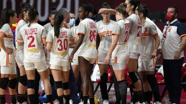 Selección de balonmano femenina.