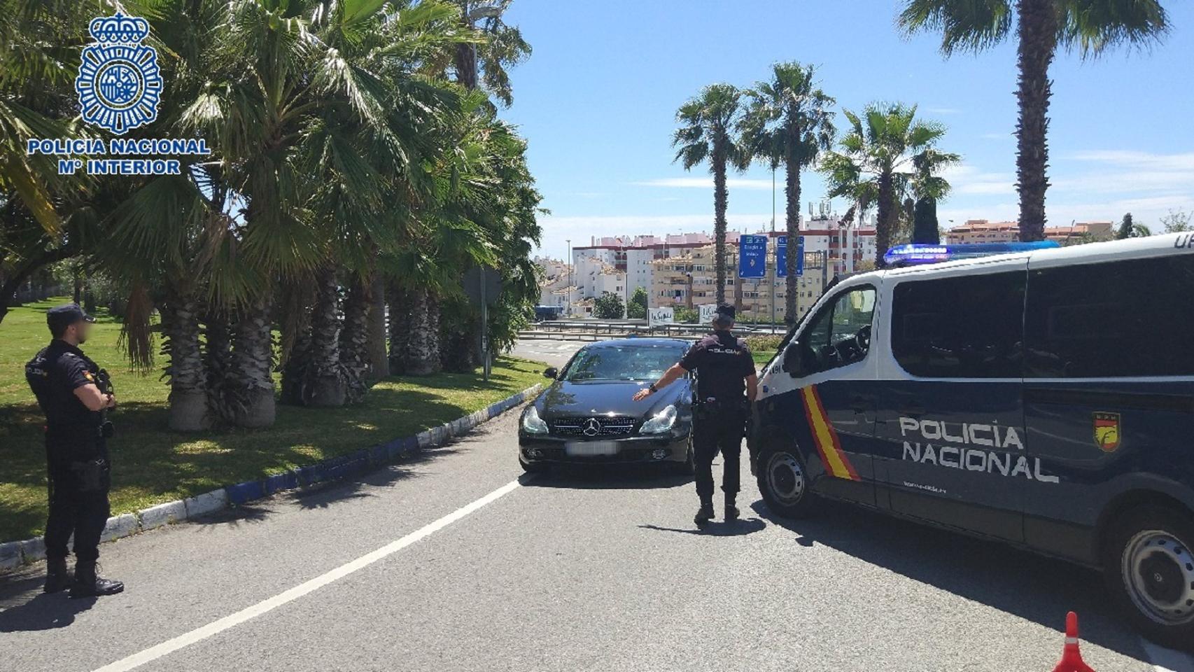 Control de la Policía Nacional