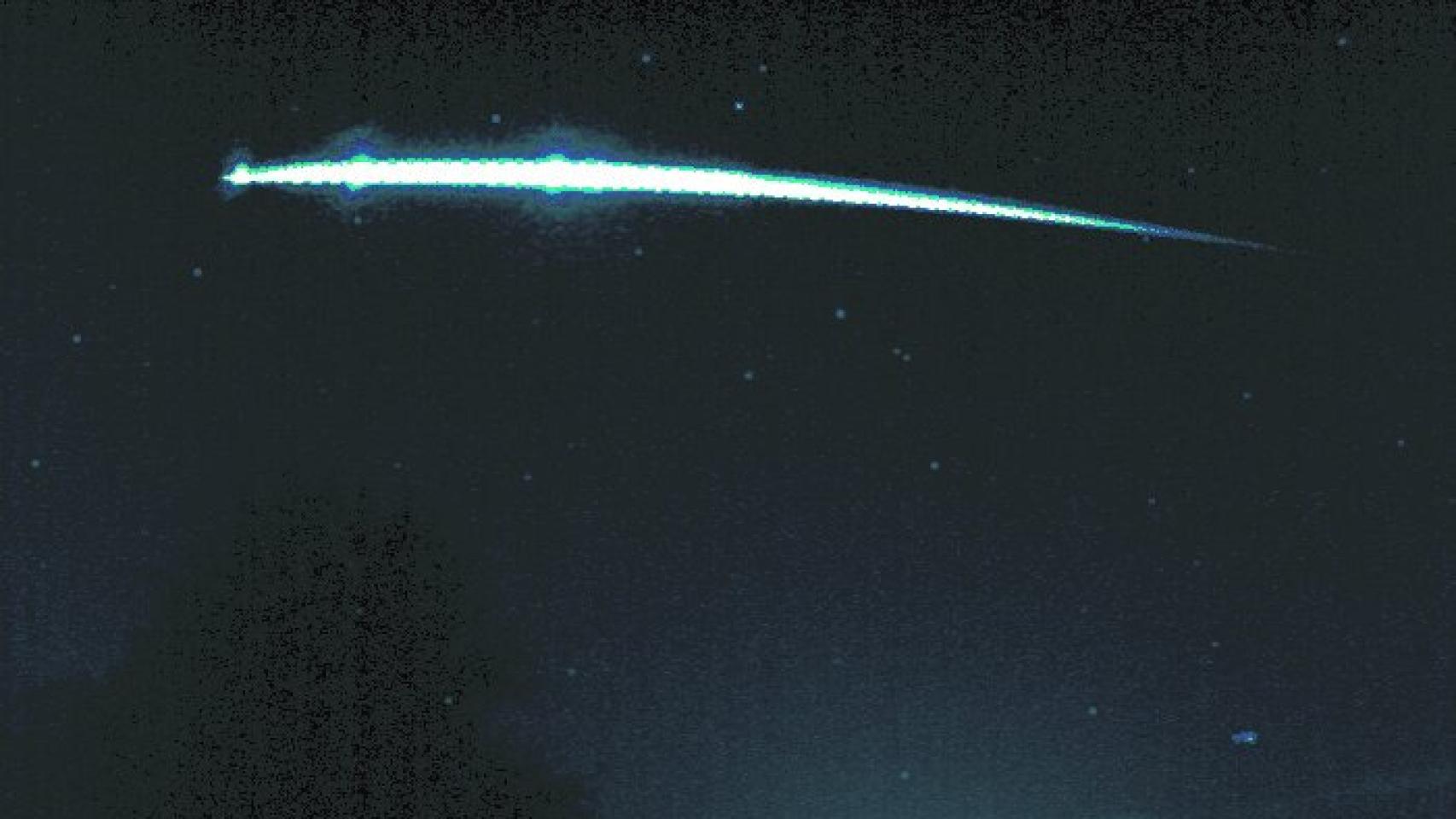 La impresionante perseida que ha sobrevolado el centro peninsular