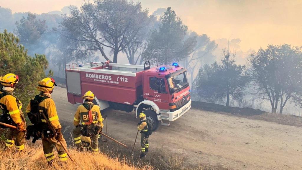 Bomberos de la Comunidad de Madrid, en una foto de archivo.