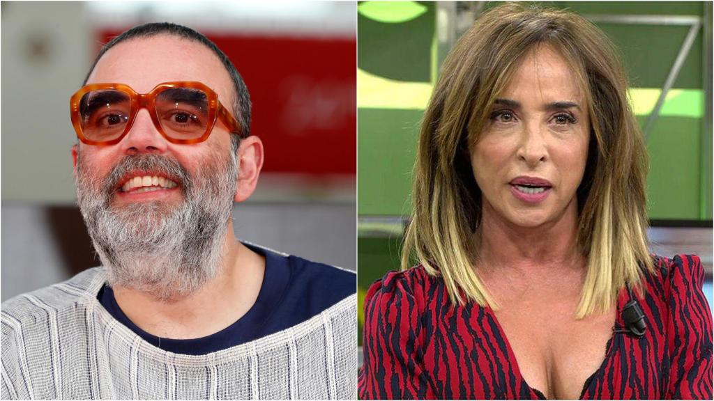 Bob Pop y María Patiño en montaje de BLUPER.