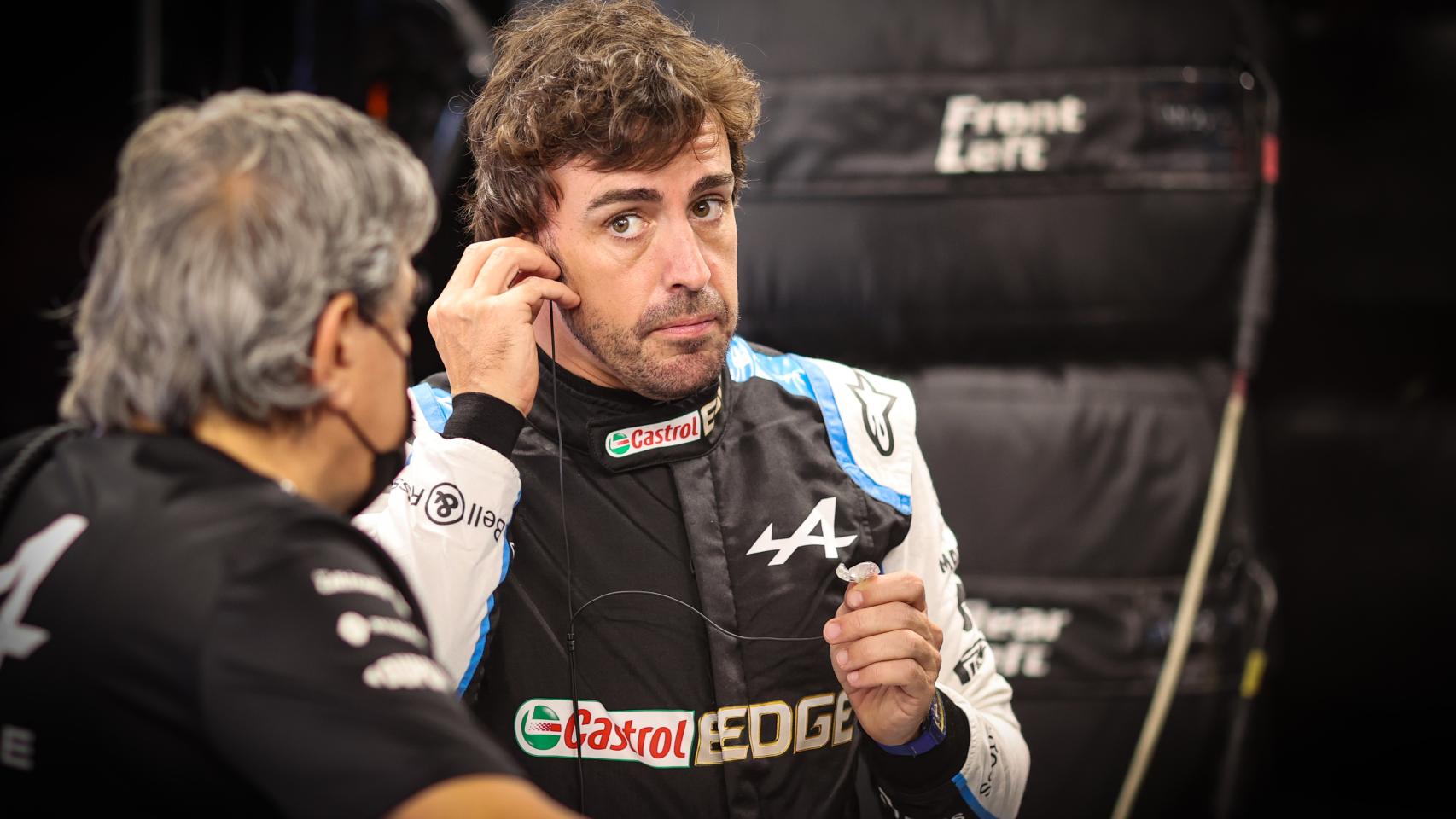 Fernando Alonso en el Gran Premio de Hungría