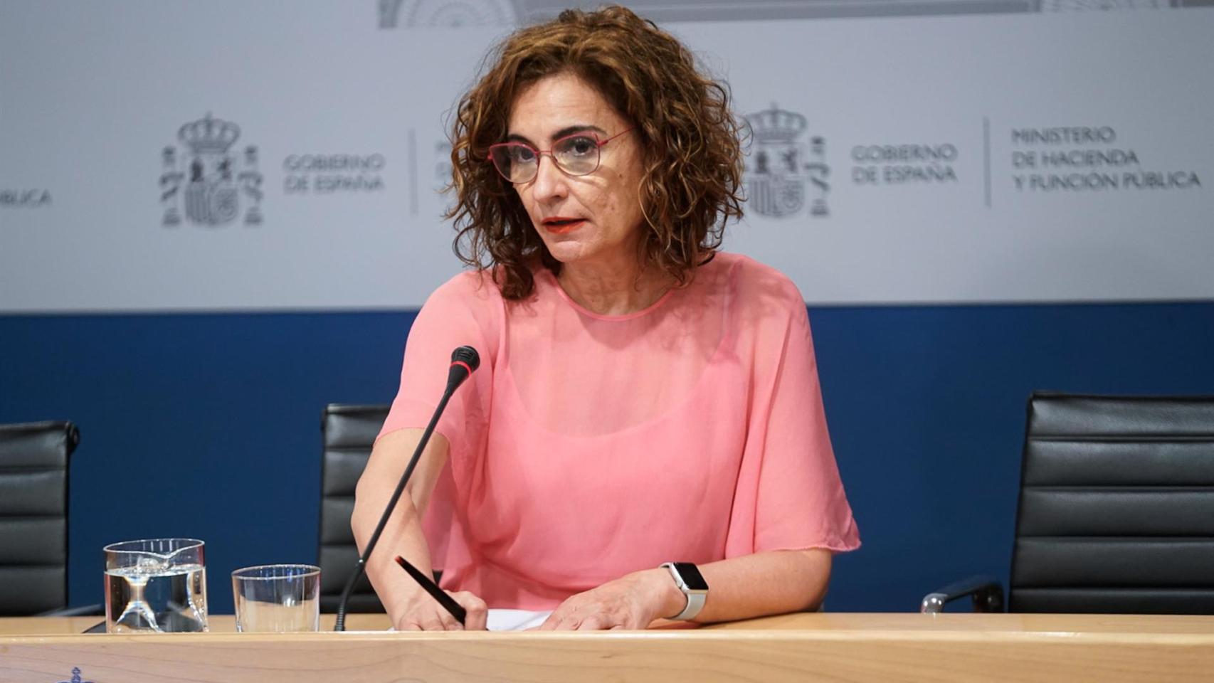 María Jesús Montero, ministra de Hacienda y Función Pública.