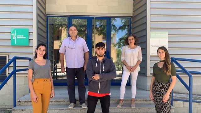 Los investigadores de la Escuela Politécnica de la UEx que han hecho posible este proyecto.