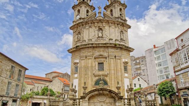 La iglesia de la Virgen Peregrina en Pontevedra.