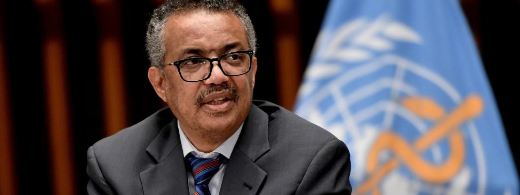 El director general de la OMS, Tedros Adhanom Ghebreyesus.