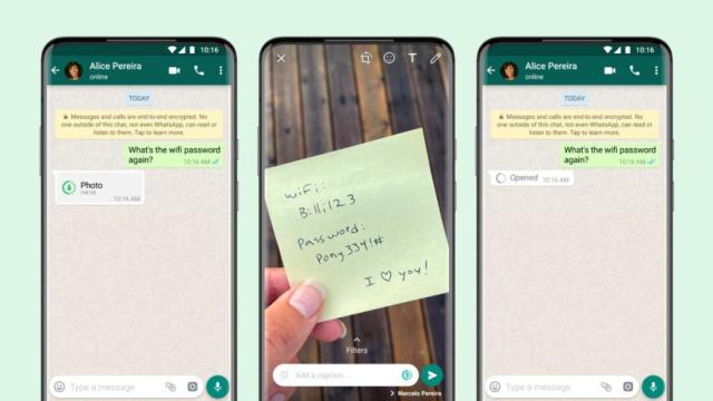 Fotos y videos que se autodestruyen  en WhatsApp