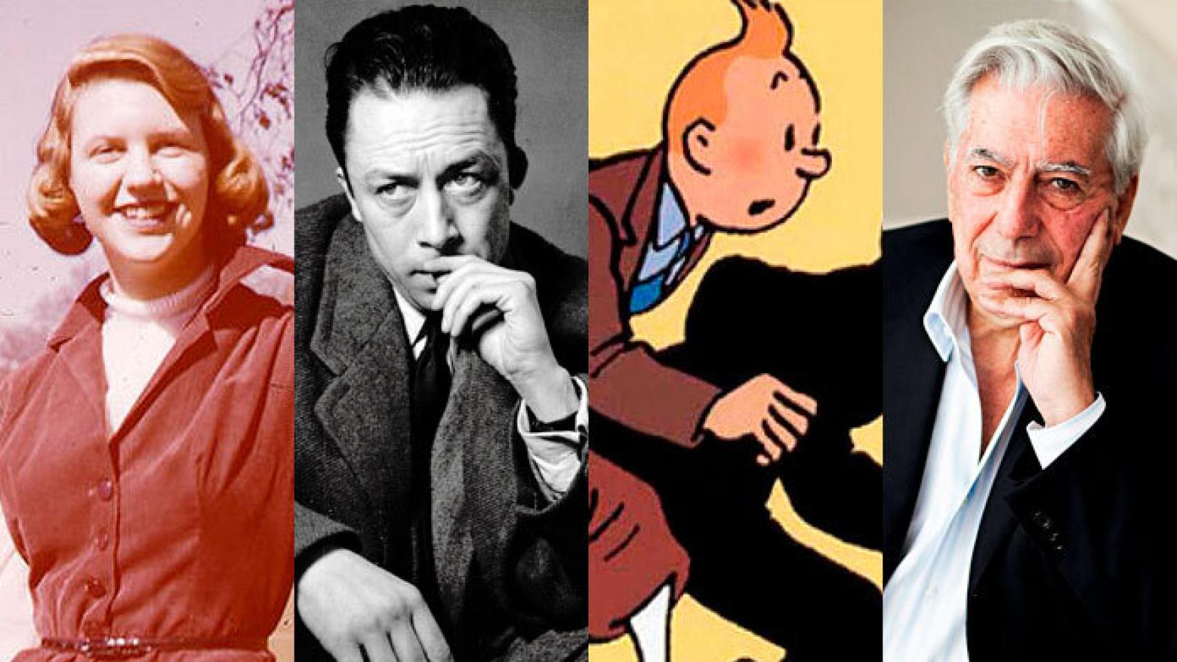 plath-camus-tintin-vargas-llosa