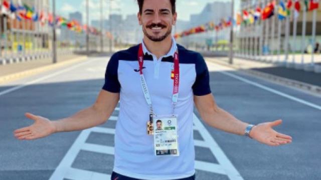 Damián Quintero en la Villa Olímpica