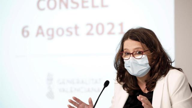 La vicepresidenta y portavoz del Consell, Mónica Oltra, informa de la última sesión plenaria del Gobierno de la Generalitat.