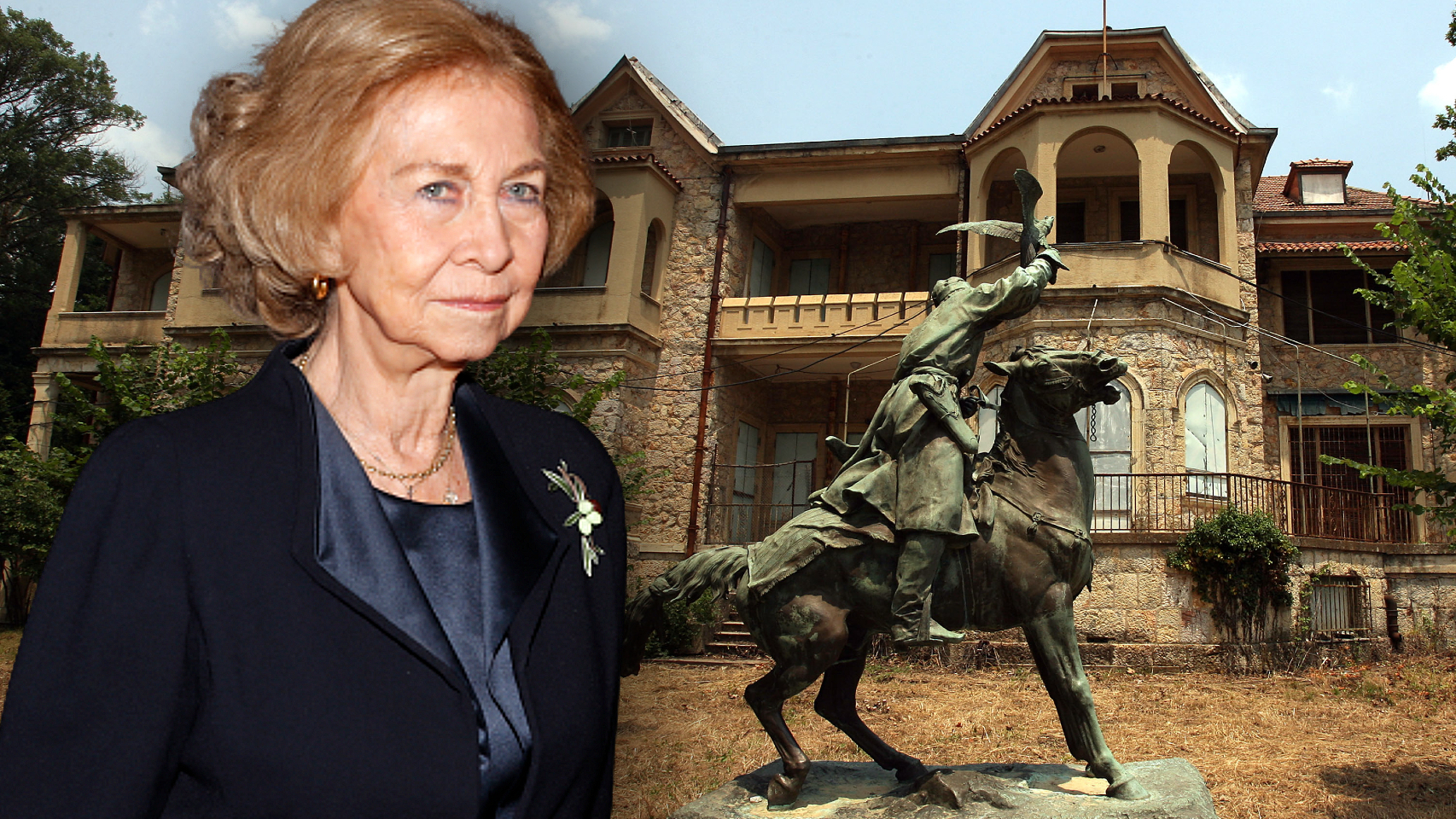 El Palacio de Tatoi, antigua vivienda familiar en la que veraneaba la reina Sofía.