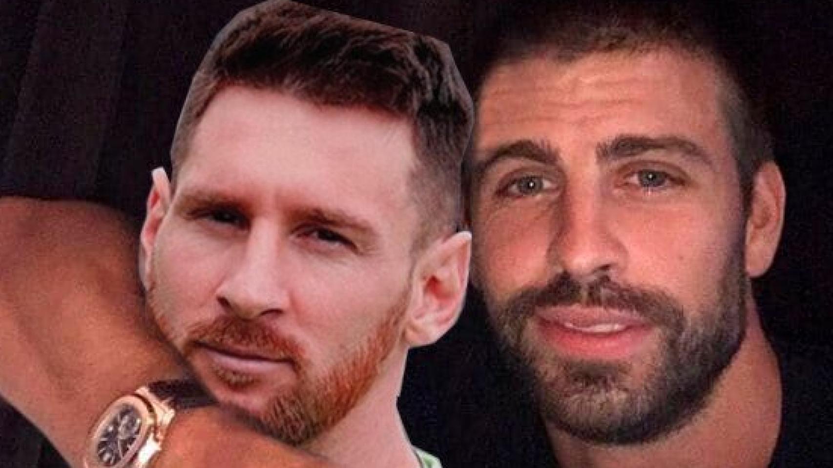 Meme del adiós de Messi al Barça