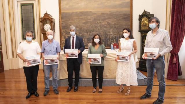 Presentación del calendario de la Asociación de Prensa de A Coruña.