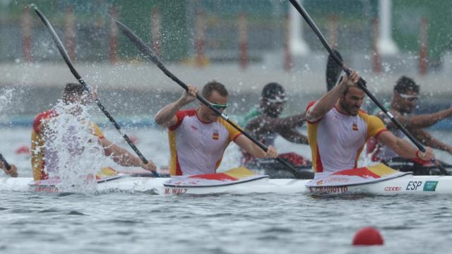 El K-4 500 de España en los Juegos Olímpicos de Tokio 2020