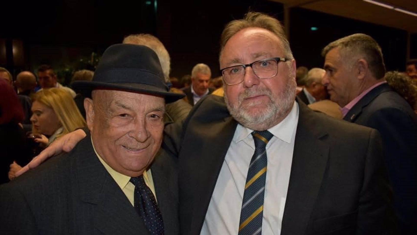 Antonio Vega González con Joaquín Vilanova.
