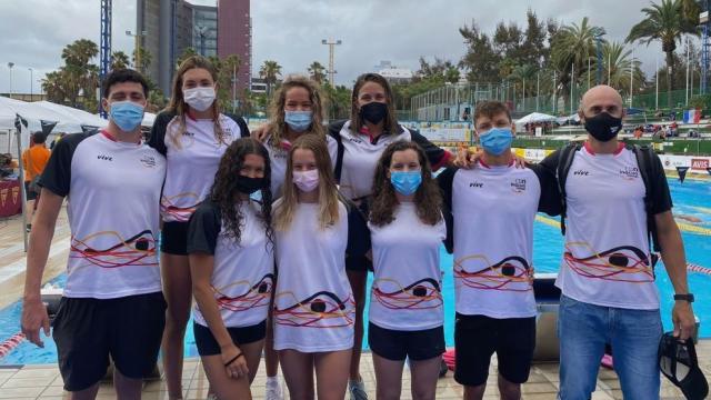 El CDN Inacua Málaga, brillante en el Campeonato de España.