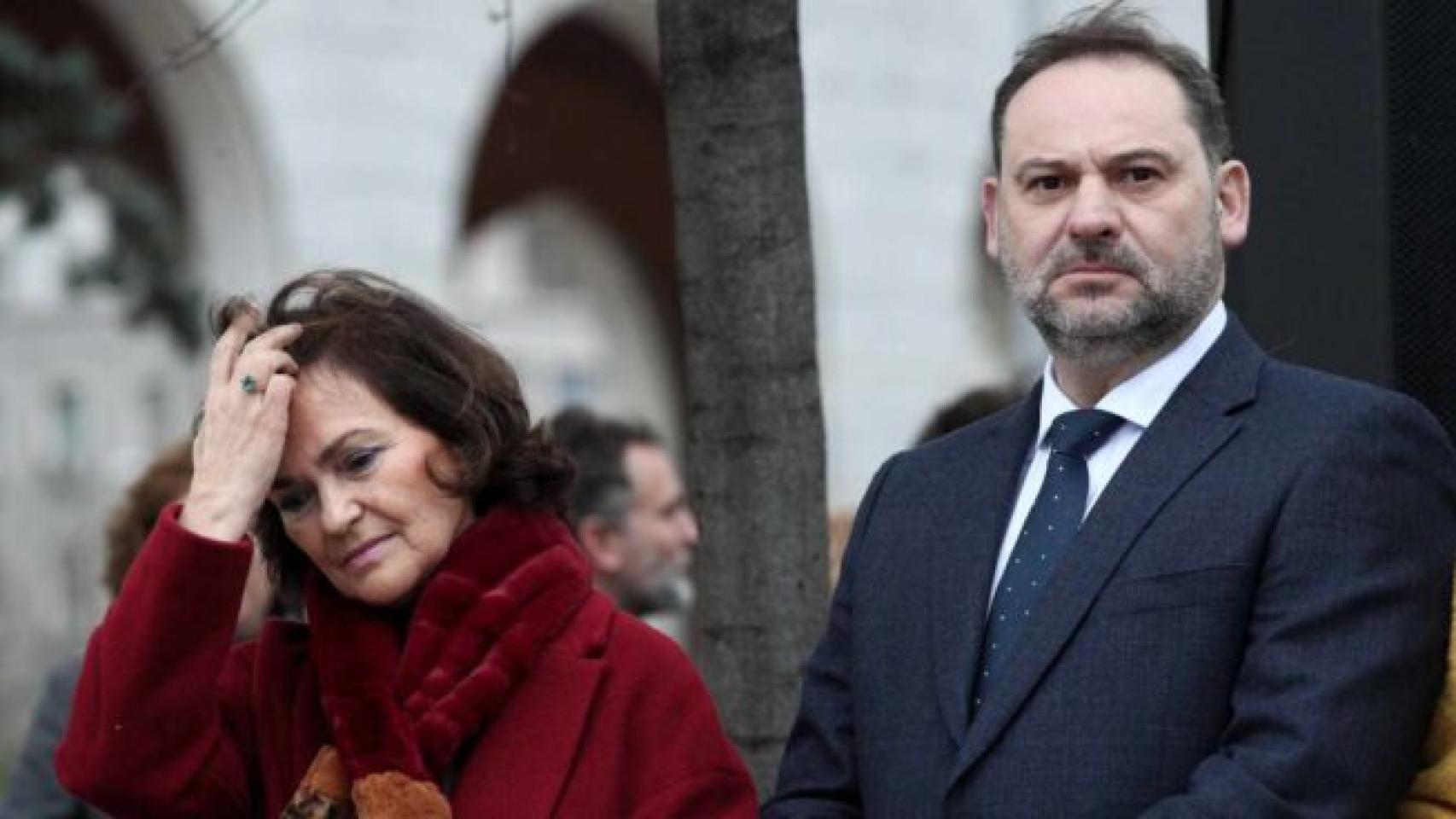 Carmen Calvo y José Luis Ábalos