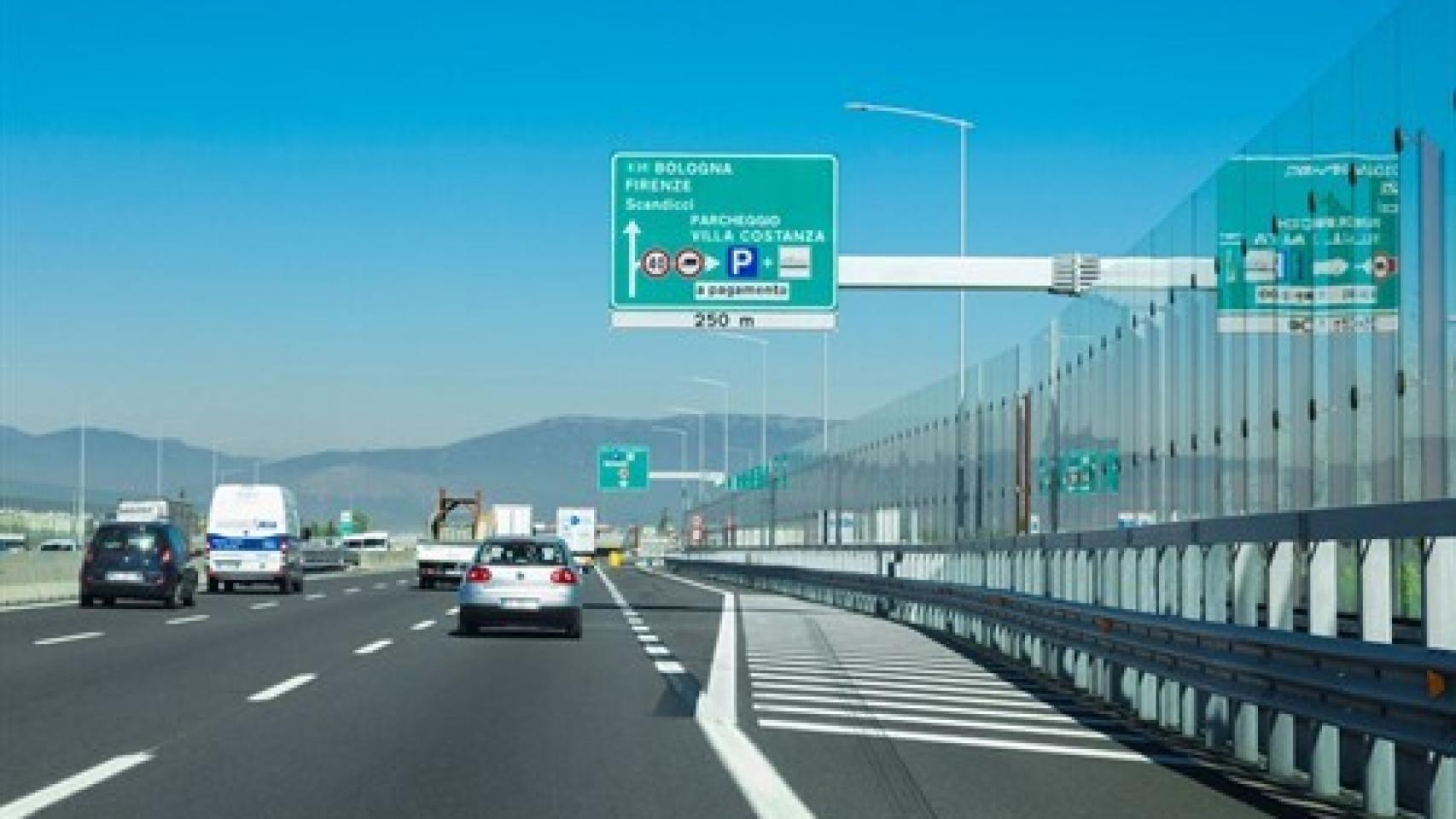 Vista parcial de una de las autopistas de Atlantia.