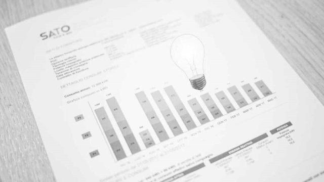 Imagen de archivo de una factura de la luz.