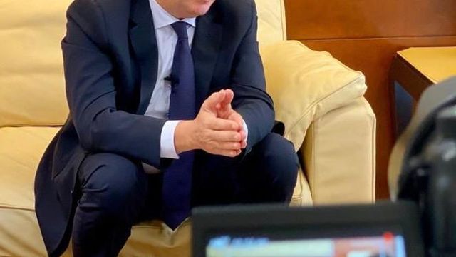 El presidente del PP de Alicante, Toni Pérez.