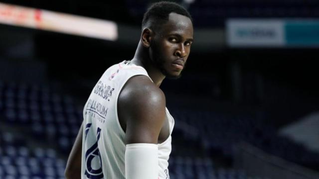 Usman Garuba, con el Real Madrid
