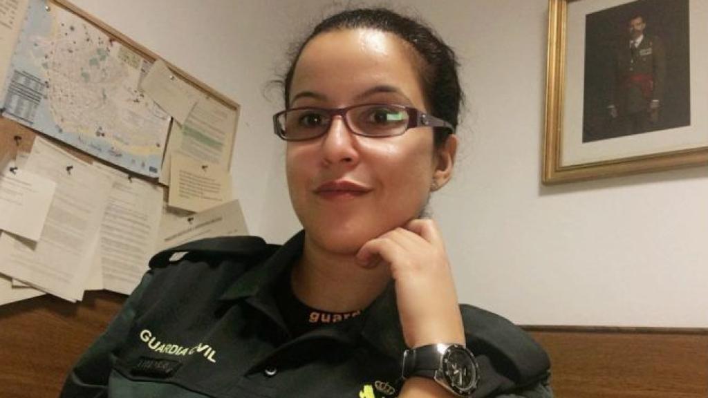 La guardia civil Luisa María Flores, cuando estaba en activo.