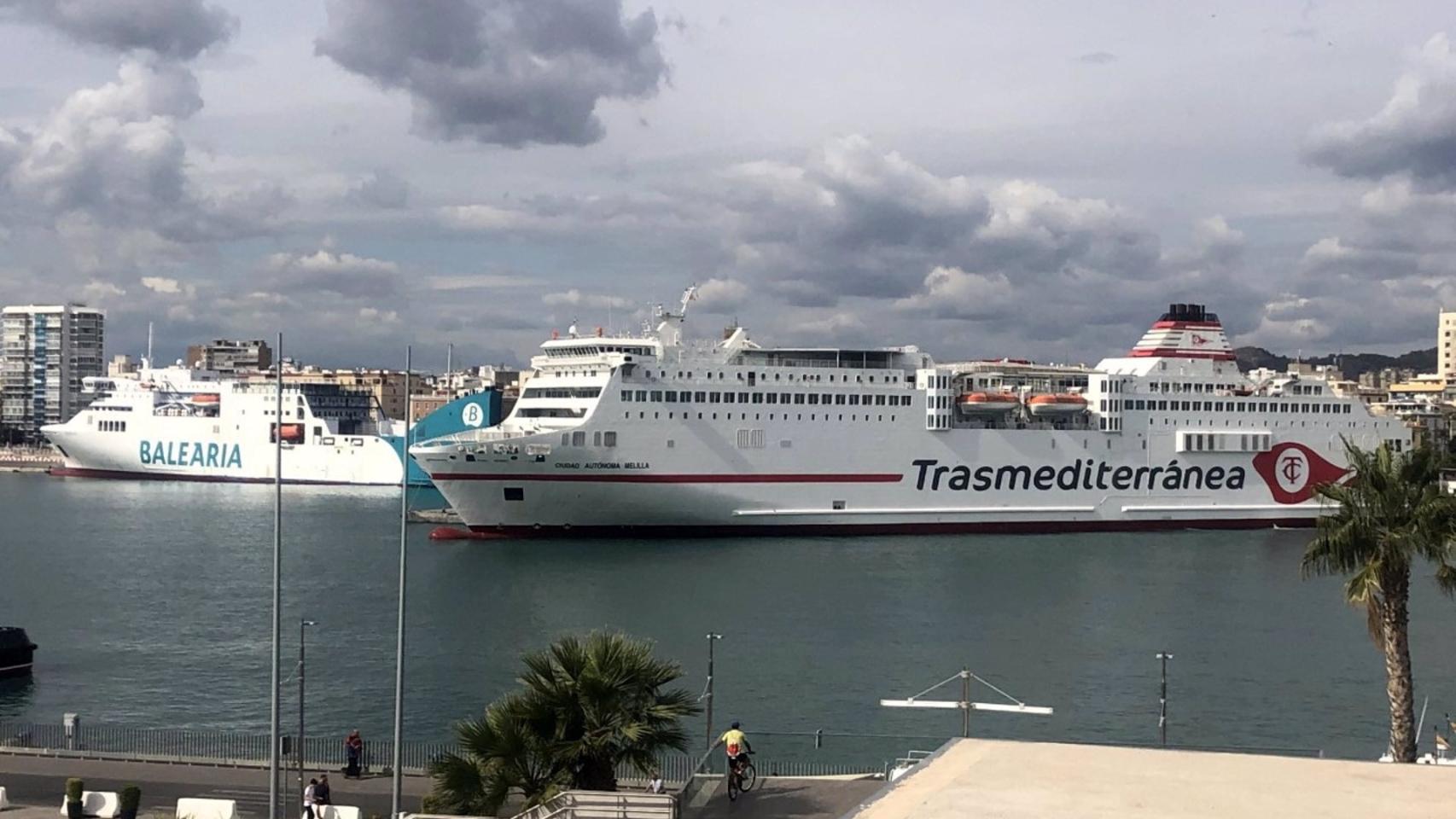 La conexión Málaga-Melilla recupera su actividad con incrementos en los dos últimos meses