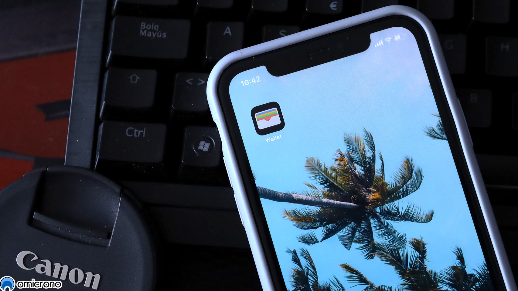 iPhone con app de Wallet
