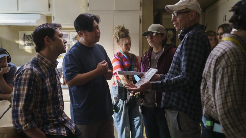 Detrás de las cámaras de 'Mr. Corman'.