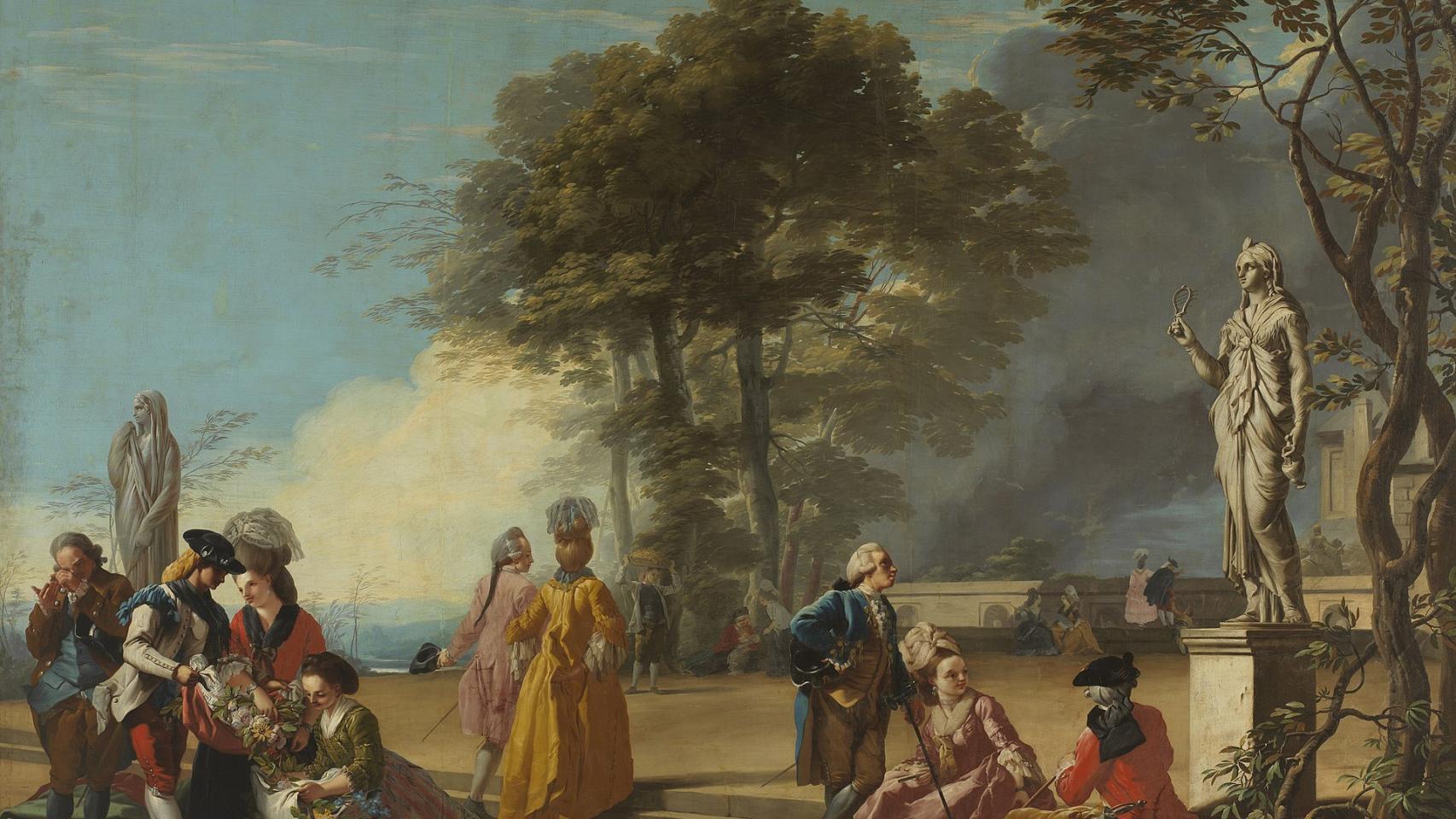 Los visitantes del Parque del Buen Retiro en el XVIII (José del Castillo)