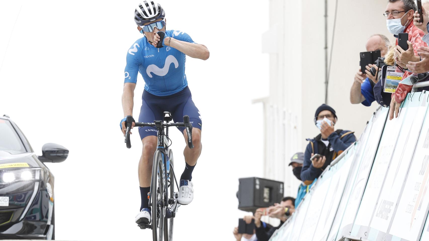 'Superman' López en la cima del Mount Ventoux