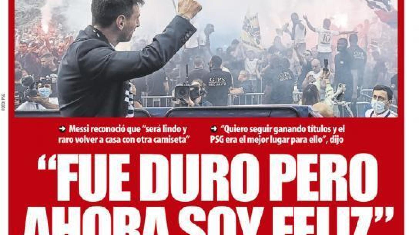 Portada Mundo Deportivo (12/08/21)