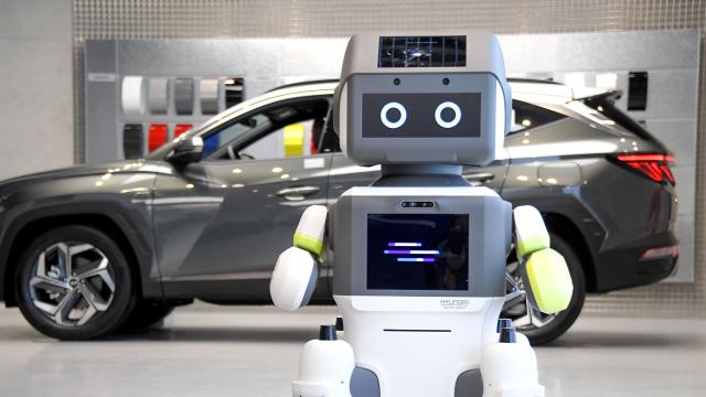 Ejemplo de un robot desarrollado por Hyundai.