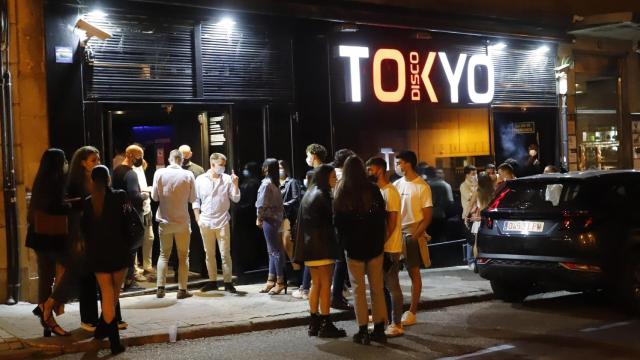 Un local de ocio nocturno en Vigo.