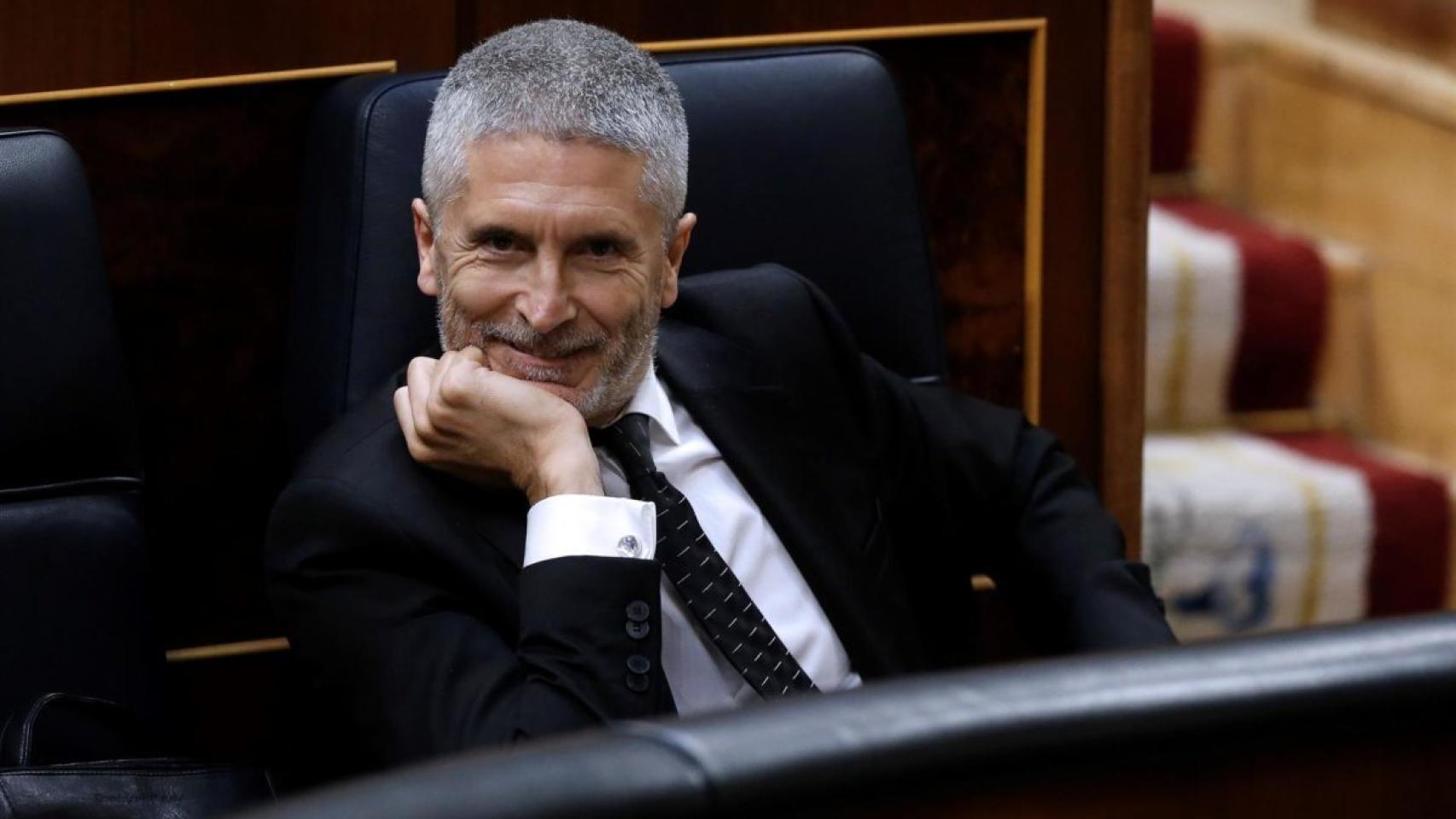 Marlaska, ministro de Interior, en el Congreso.