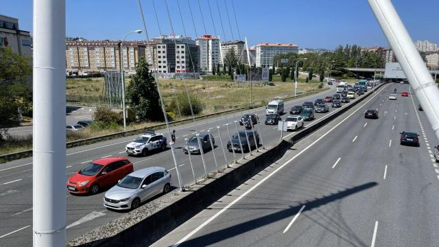 Retenciones en Alfonso Molina hoy alrededor de las 14:30 horas.