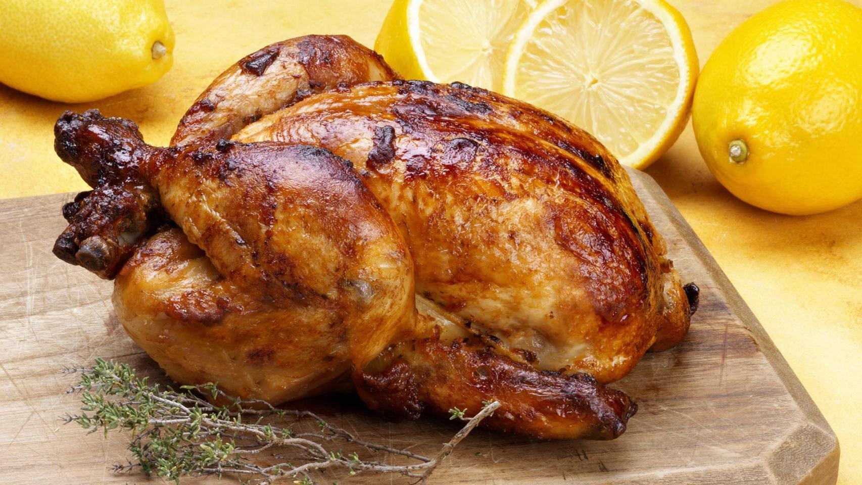 Pollo asado.