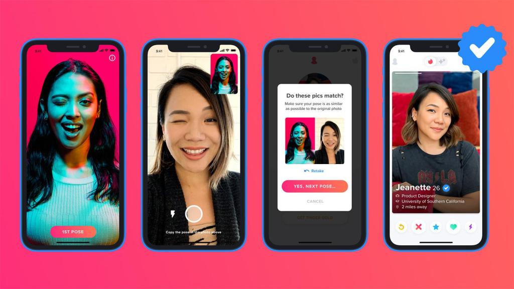 Verificación de Tinder por foto