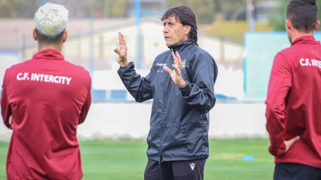 Gustavo Siviero, en un entrenamiento.