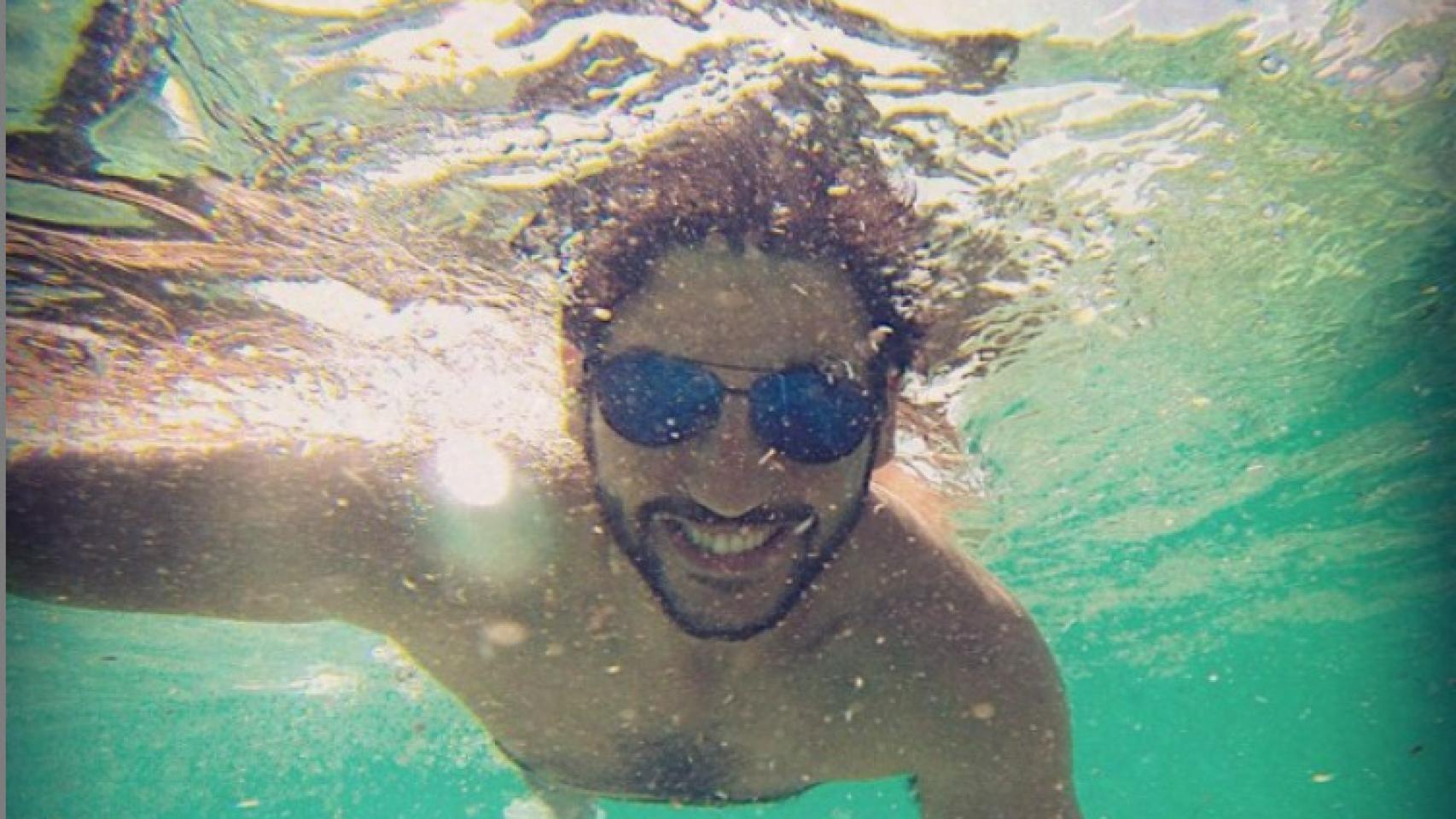 Fran Perea en una imagen de archivo bajo el agua.
