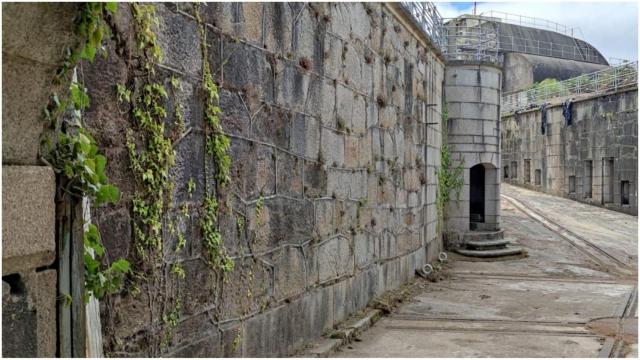 Interior del castillo de La Palma.