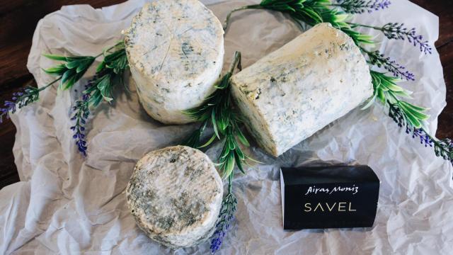 El queso azul Savel de la marca gallega Airas Moniz.