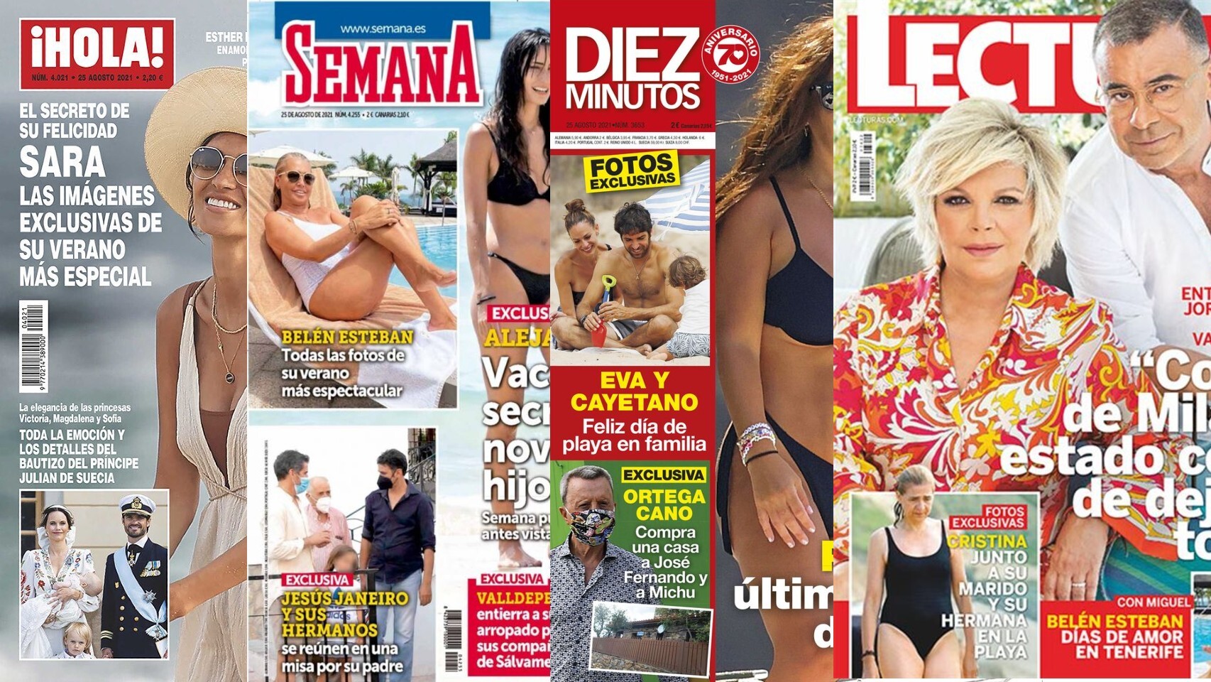 Las portadas de las revistas de este miércoles.