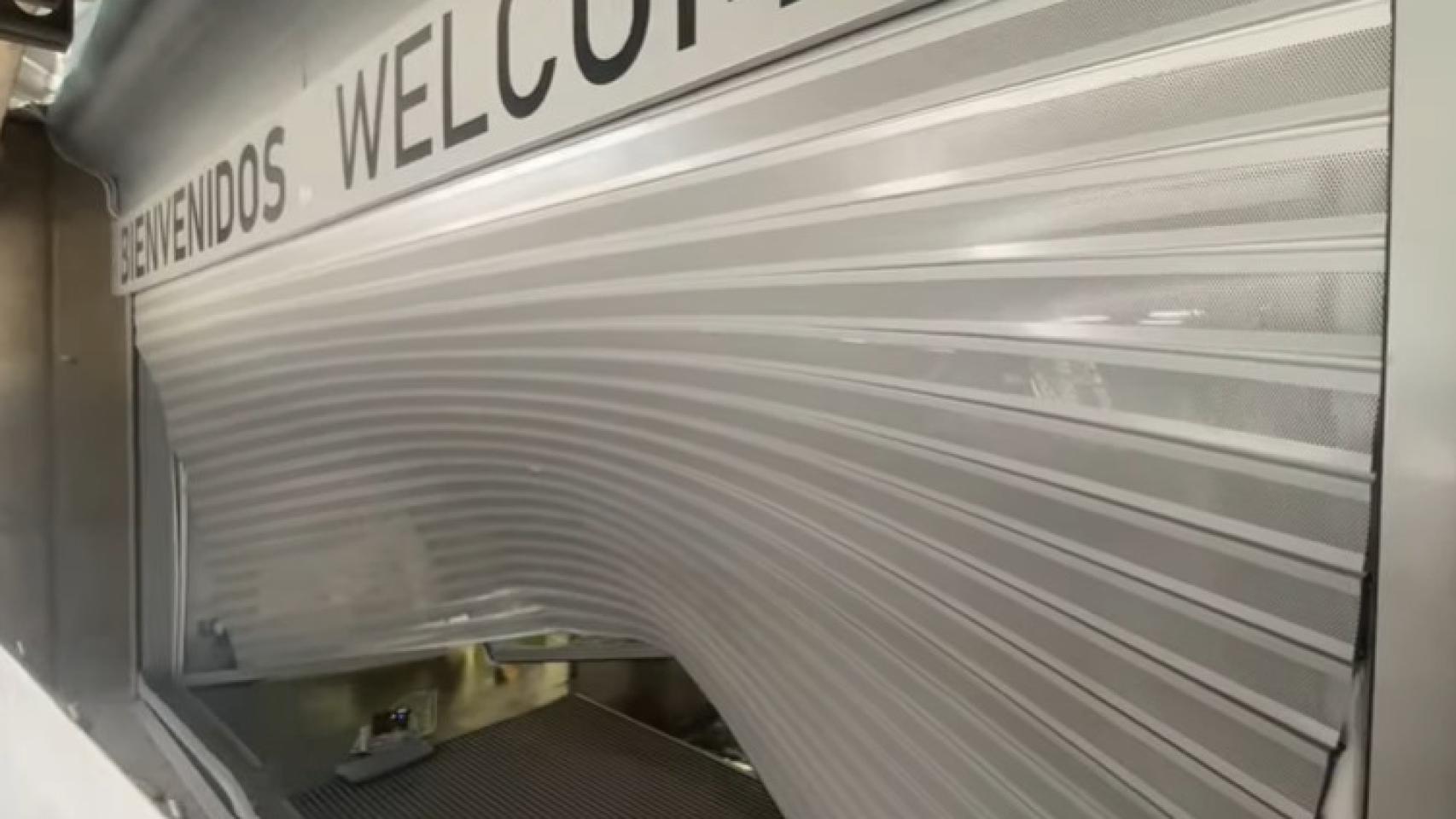Robo en la tienda del Real Madrid con la técnica del butrón