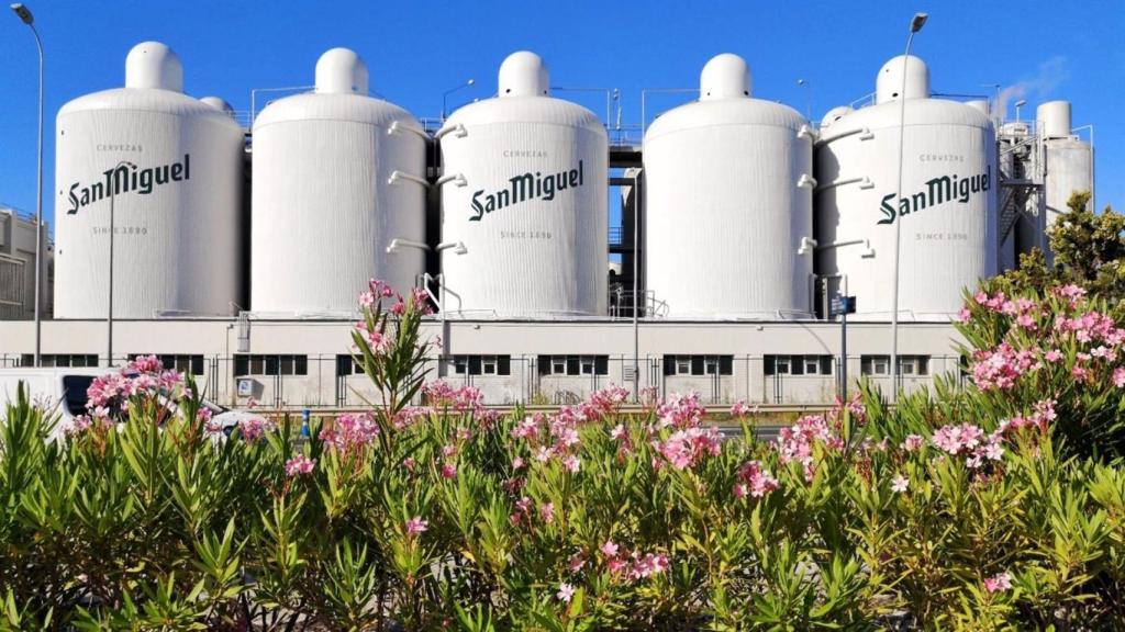 Fábrica de cerveza Mahou San Miguel en Málaga.