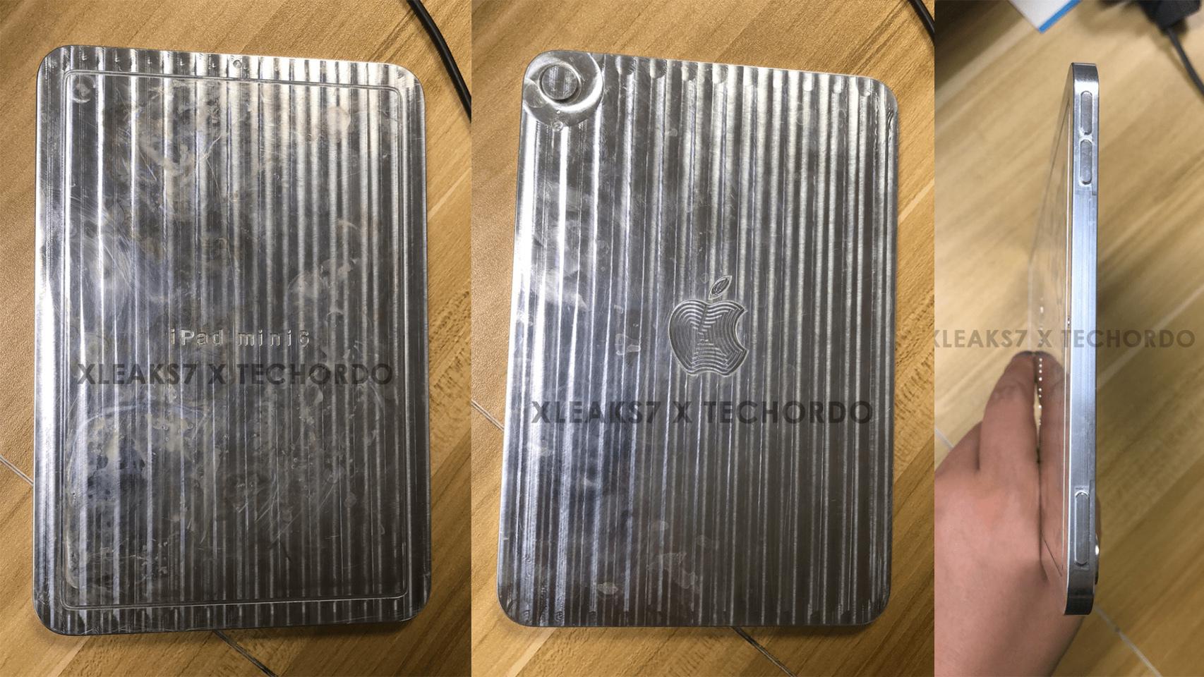 Moldes de aluminio del supuesto iPad mini