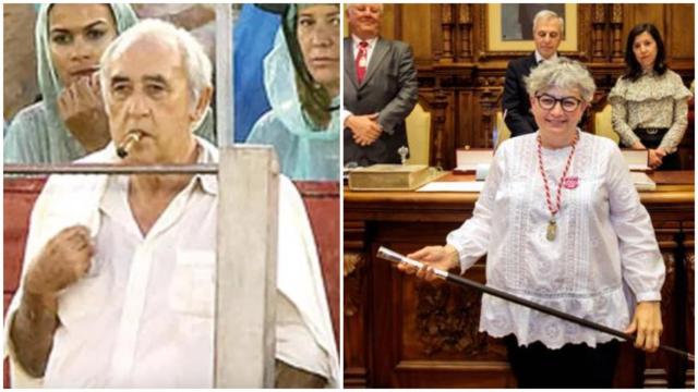 A la izquierda, Daniel Ruiz; a la derecha, Ana González.