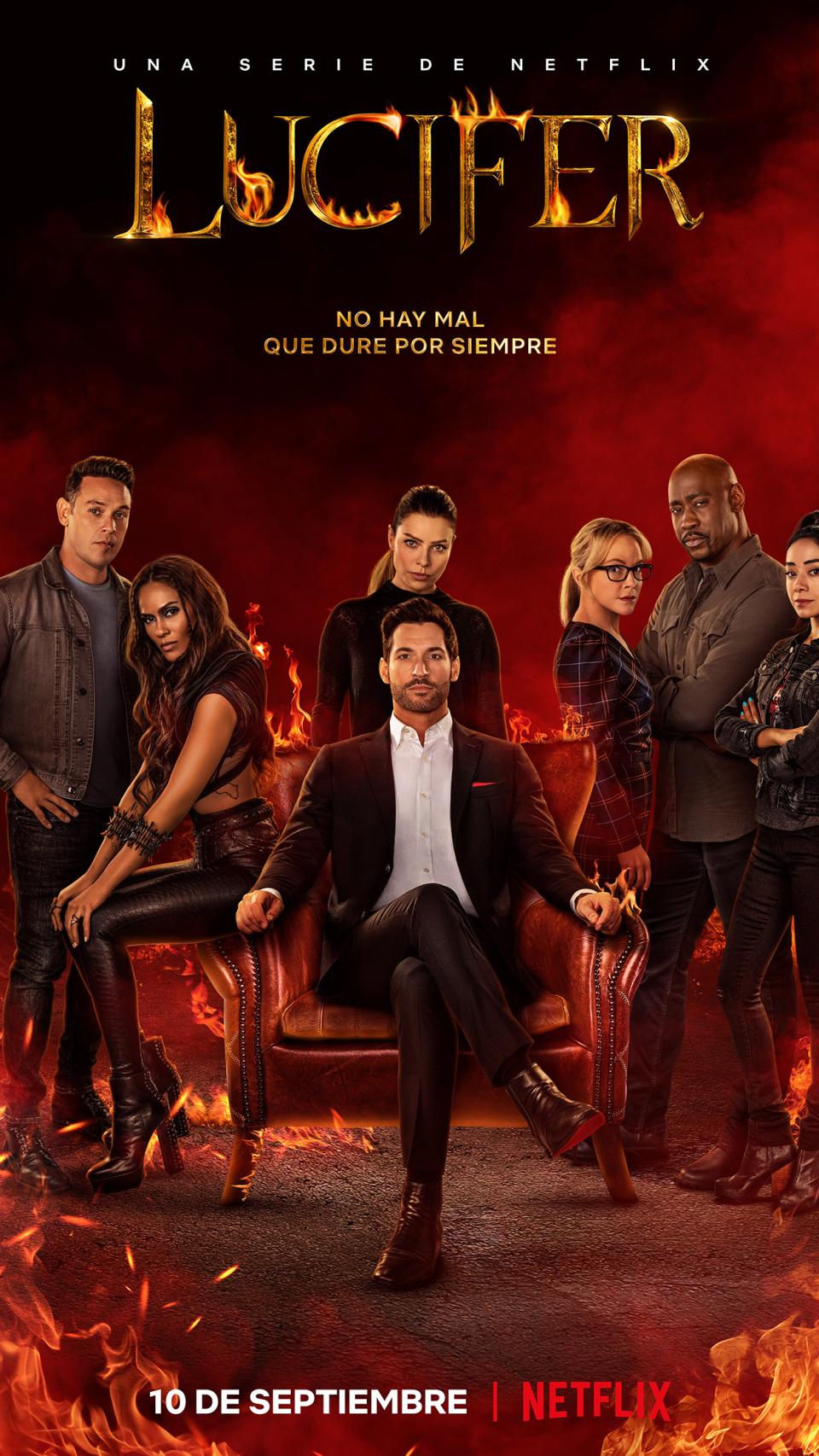 Cartel de la sexta temporada de 'Lucifer'