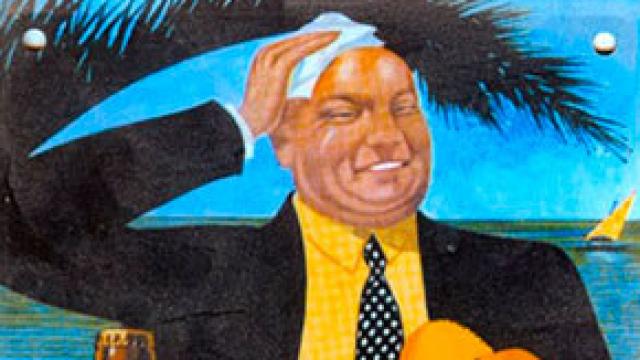 El turista alemán que es icono de la cerveza de Málaga.