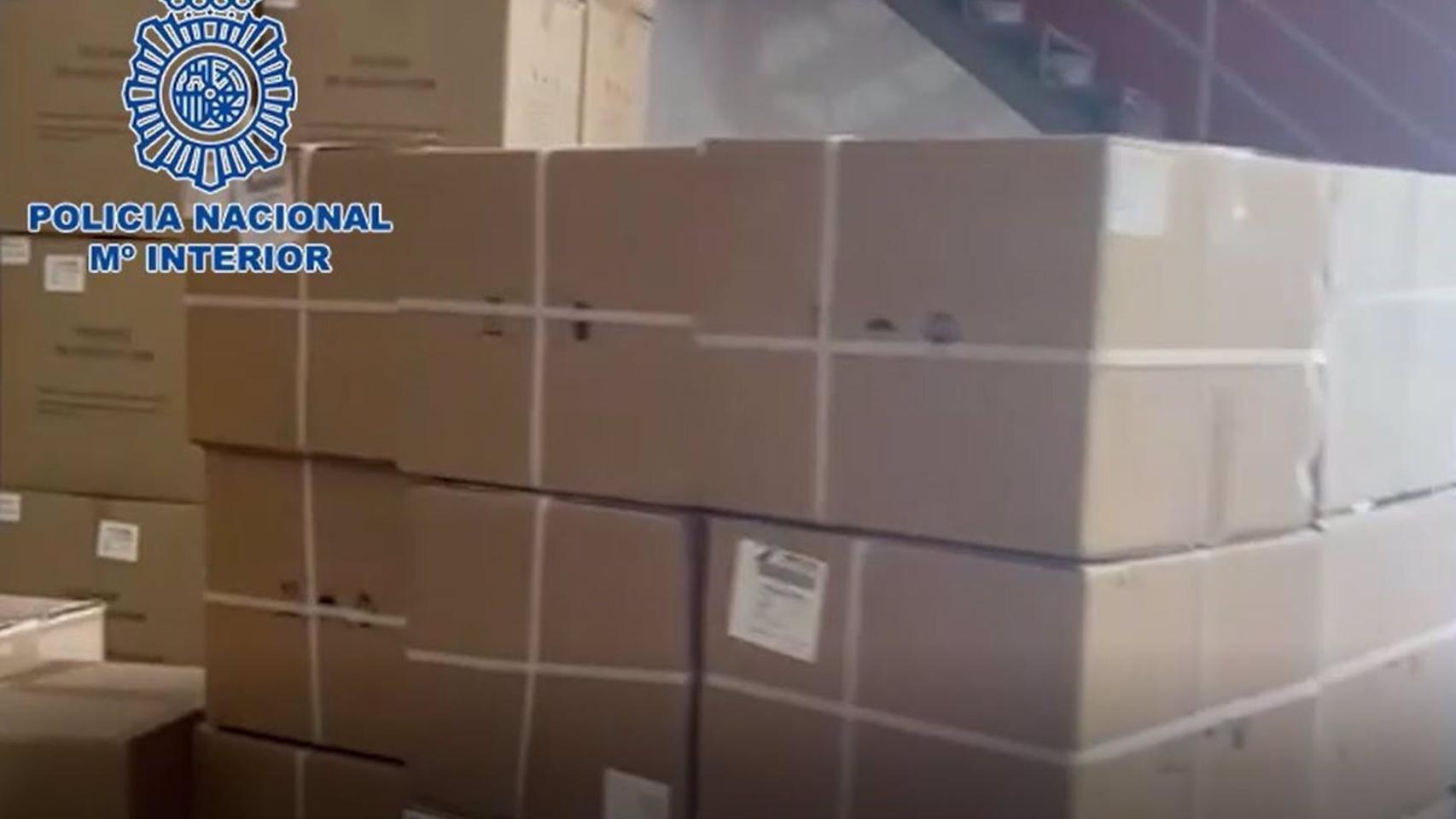 Cajas de test de antigenos que no cumplían la normativa